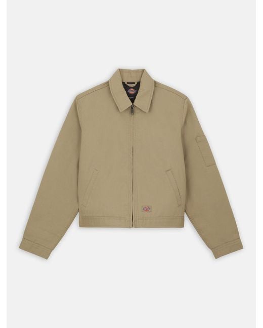 Dickies Natural Lined Eisenhower Cropped Jacket