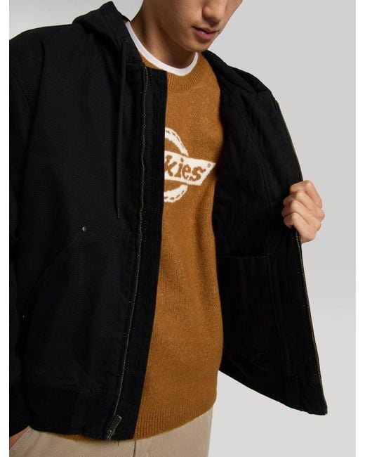 Veste À Capuche En Toile Hilham, Homme, Taille Dickies pour homme en coloris Black
