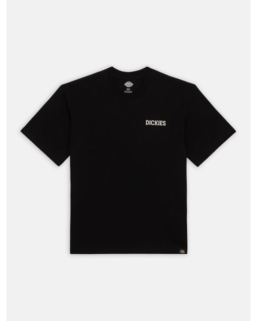 Dickies Beach Kurzarm-T-Shirt in Black für Herren