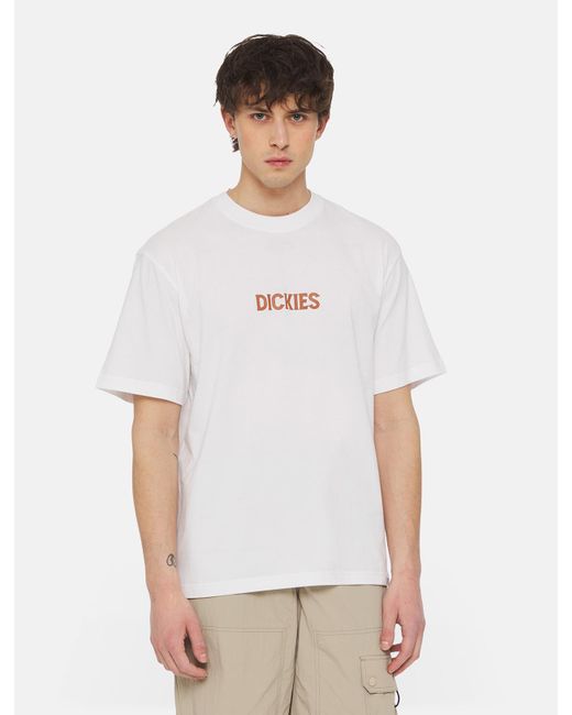 Dickies White Patrick Springs Short Sleeve T-shirt for men