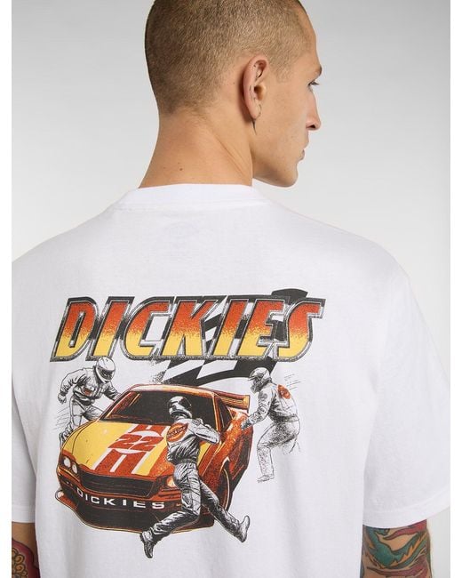 Dickies Green Nashport Pit Crew Midweight T-Shirt for men