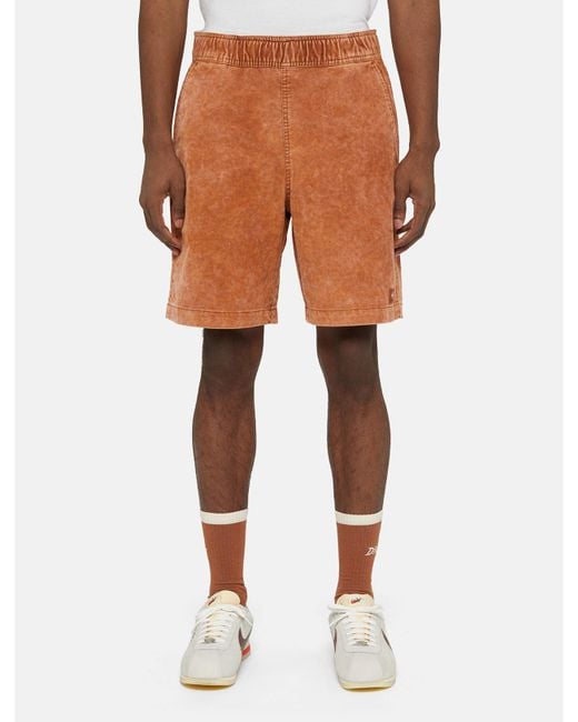 Dickies Orange Chase City Shorts for men