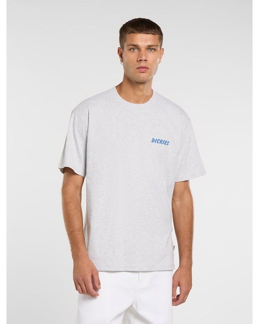 Dickies Blue Dry Ridge Lightweight T-Shirt for men