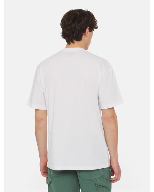 Dickies White Aitkin Chest Logo Short Sleeve T-shirt