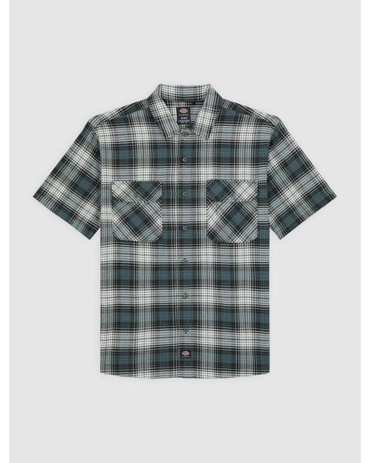 Chemise À Carreaux Manches Courtes Mike Anderson, Homme, Taille Dickies pour homme en coloris Gray