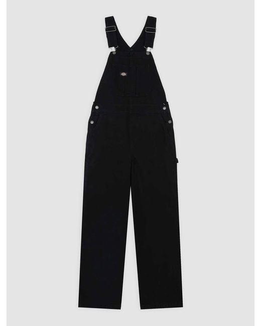 Peto De Lona Holgado, Mujer, Talla Dickies de color Black