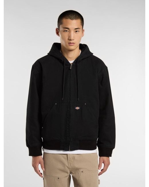 Veste À Capuche En Toile Hilham, Homme, Taille Dickies pour homme en coloris Black