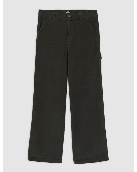 Pantalon Carpenter En Velours Côtelé, Femme, Taille Dickies en coloris Black