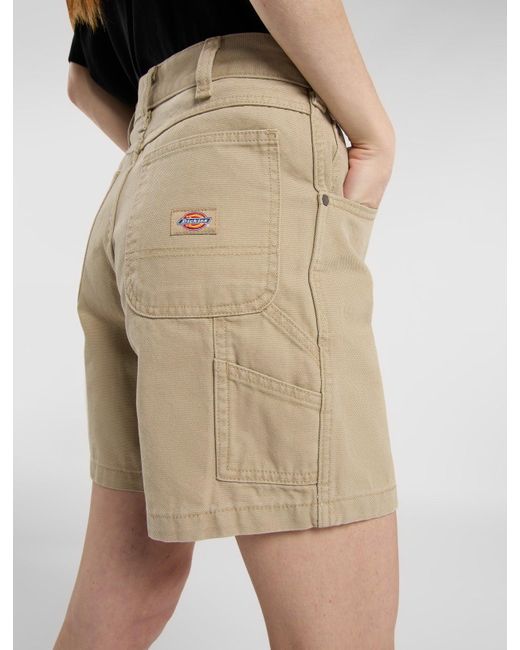 Short Carpenter Duck Canvas, Femme, Taille Dickies en coloris Natural