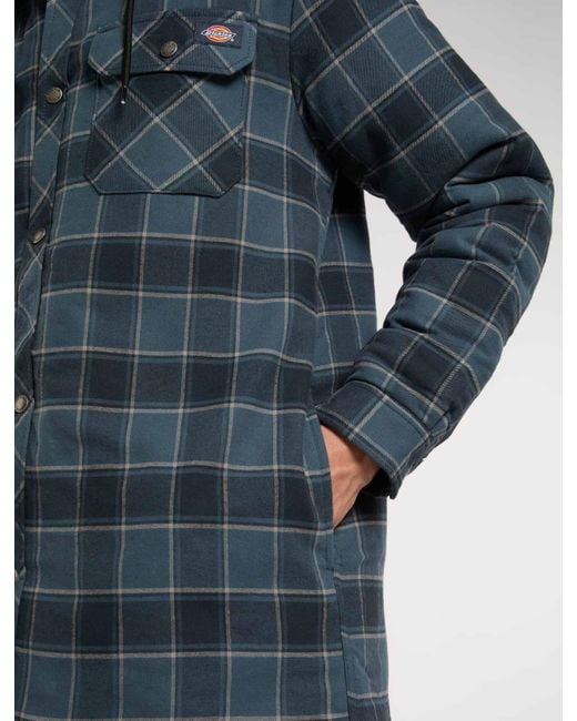 Chemise À Capuche En Polaire Et Flanelle, Homme, Taille Dickies pour homme en coloris Blue