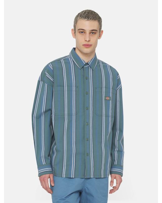 Dickies Blue Glade Spring Long Sleeve Shirt for men