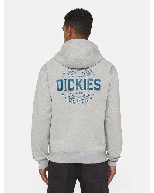 Dickies Gray Made For Action Hoodie for men