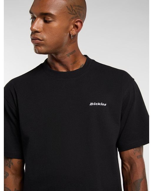 Dickies Black Loretto Midweight T-Shirt for men