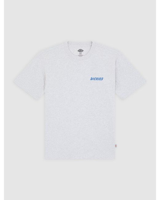 Dickies Blue Dry Ridge Lightweight T-Shirt for men