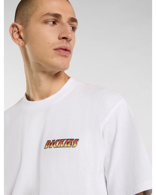 Dickies Green Nashport Pit Crew Midweight T-Shirt for men