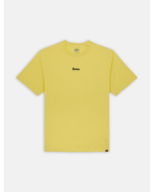 Dickies Yellow Guy Mariano Embroidered Short Sleeve T-shirt for men