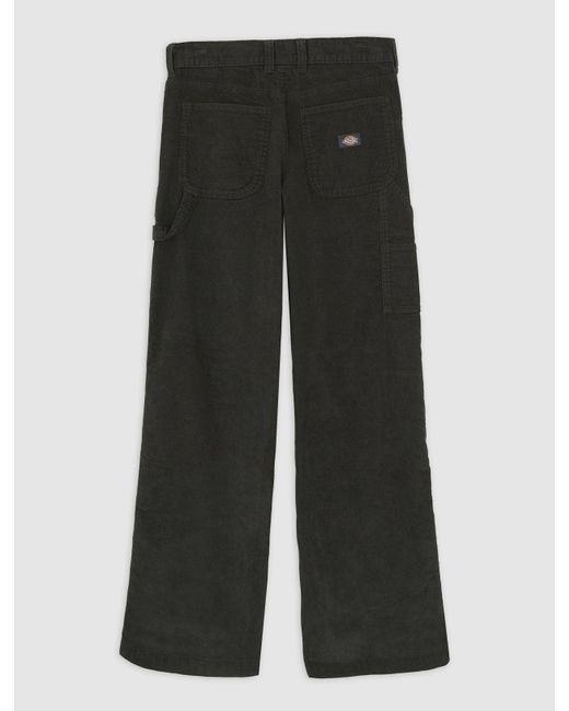 Pantalon Carpenter En Velours Côtelé, Femme, Taille Dickies en coloris Black