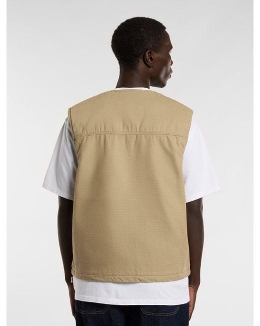 Dickies Gepolsterte Duck Canvas Weste, Herren, Größe in Natural für Herren