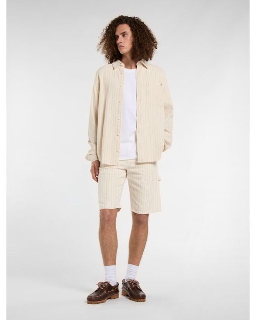 Chemise Manches Longues À Rayures Service, Homme, Taille Dickies pour homme en coloris Natural