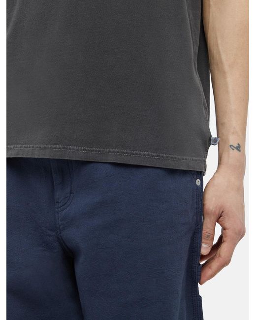 T-Shirt Manches Courtes Teint En Pièce Dickies pour homme en coloris Gray