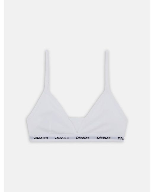 Dickies White Triangle Bralette