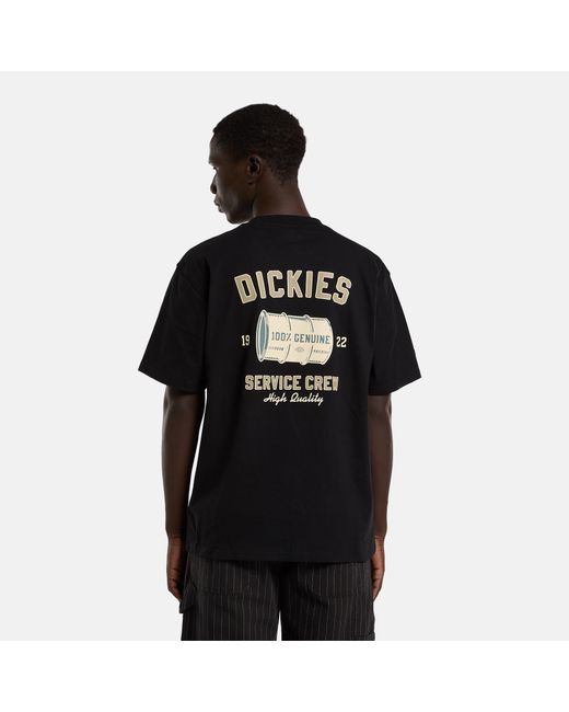 Dickies Black Service Crew T-Shirt for men