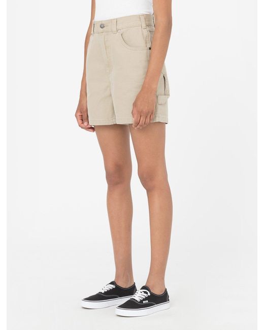 Short Carpenter Duck Canvas, Femme, Taille Dickies en coloris Natural