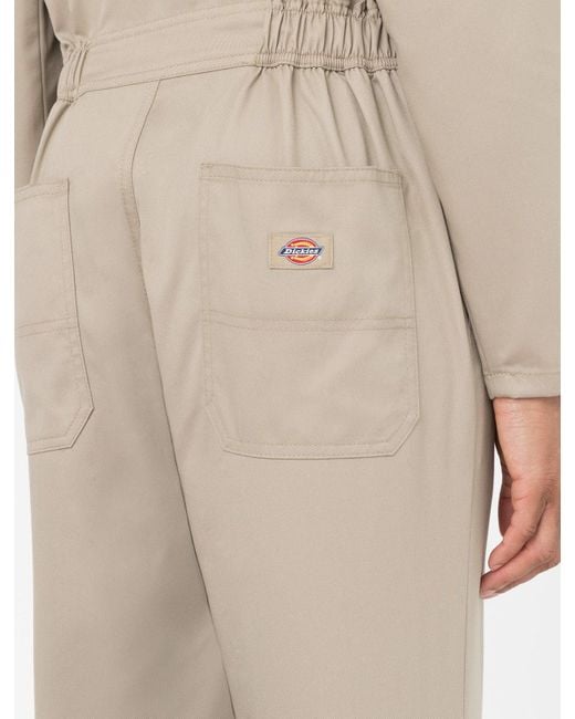 Dickies Natural Haughton Langarm Coverall Frau Sand Size Xs