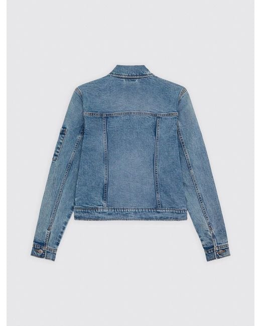 Veste En Jean Slim, Femme, Taille Dickies en coloris Blue