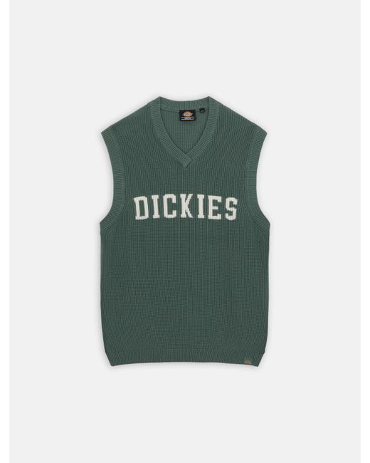 Dickies Green Melvern Knitted Vest for men