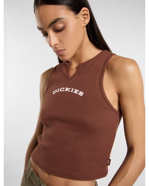 Haut Avec Col En V Femme Dickies en coloris Green