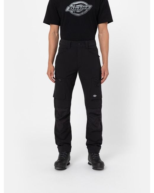 Dickies Black Slim Taper Shell Trousers for men