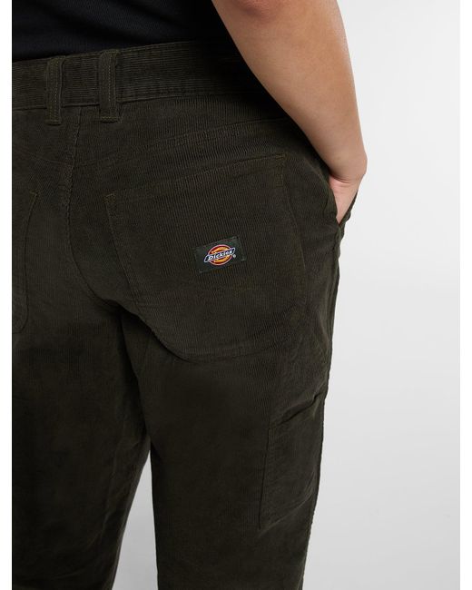 Pantalon Carpenter En Velours Côtelé, Femme, Taille Dickies en coloris Black