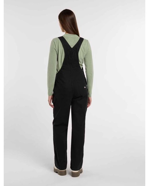 Peto De Lona Holgado, Mujer, Talla Dickies de color Black