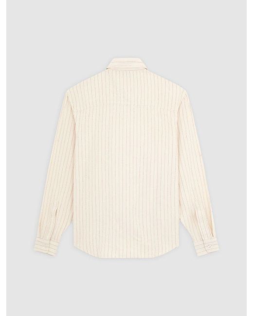 Chemise Manches Longues À Rayures Service, Homme, Taille Dickies pour homme en coloris Natural