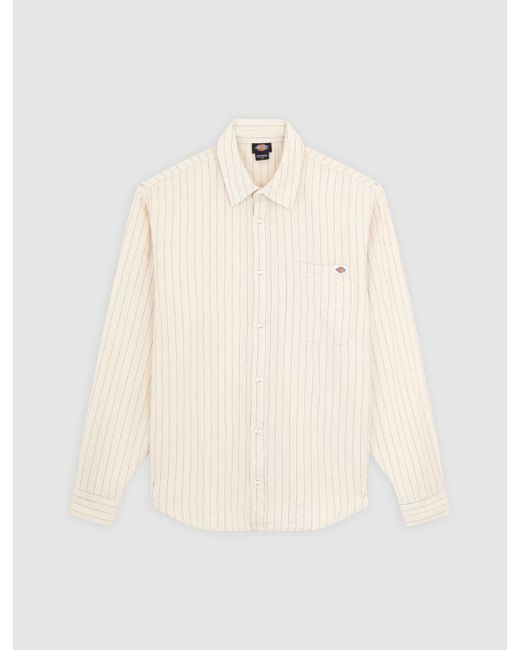 Chemise Manches Longues À Rayures Service, Homme, Taille Dickies pour homme en coloris Natural