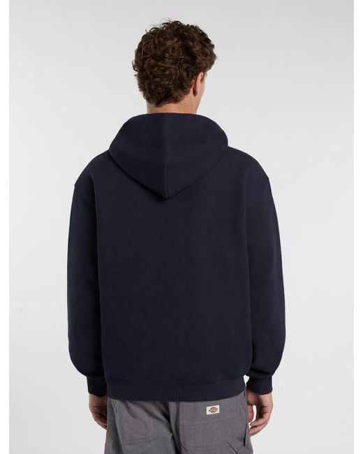 Dickies Mineral Kapuzenpullover Mit Reißverschluss, Herren, Größe in Blue für Herren