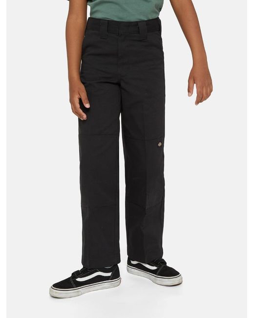 Pantalon De Travail Double Knee Pour Enfant unisex Noir Size 8 Dickies en coloris Black