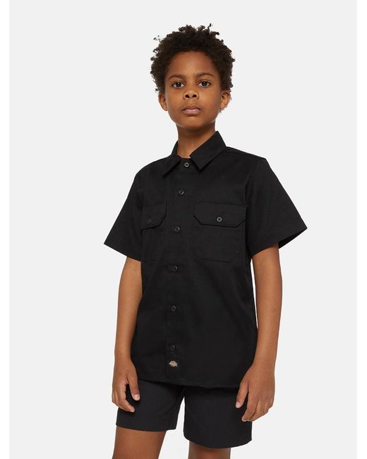 Dickies Black Kids' Work Shirt