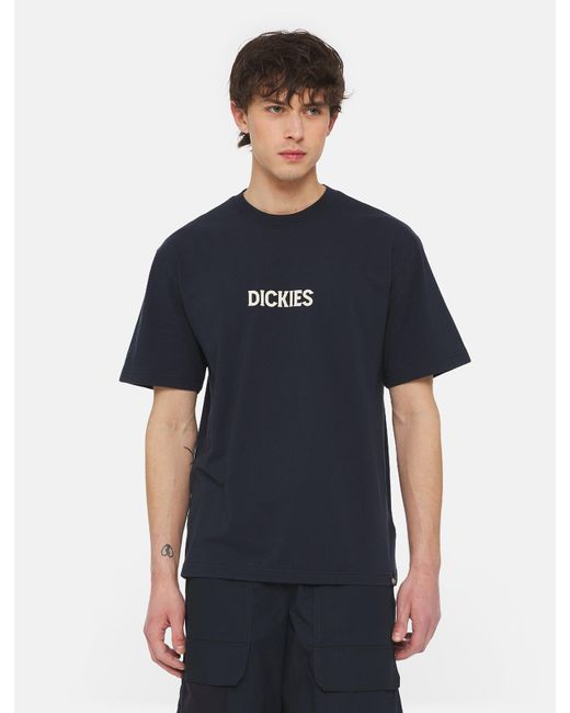 Dickies Blue Patrick Springs Short Sleeve T-shirt for men