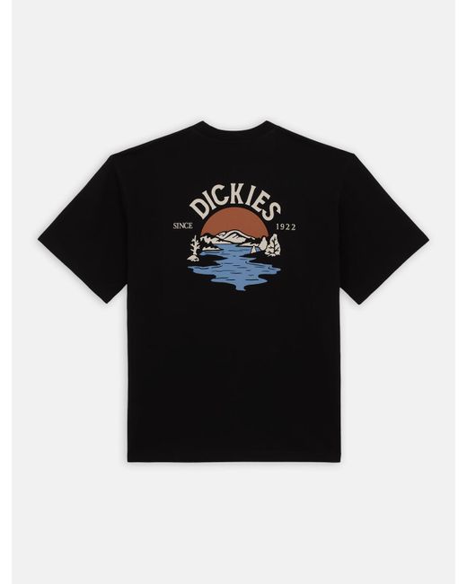 Dickies Black Beach Short Sleeve T-shirt for men