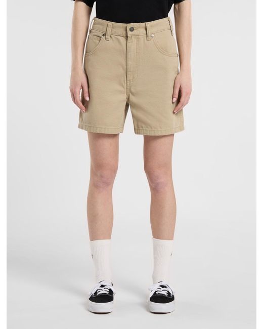 Short Carpenter Duck Canvas, Femme, Taille Dickies en coloris Natural