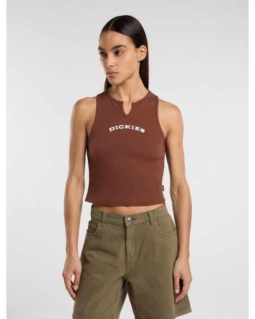 Haut Avec Col En V Femme Dickies en coloris Green