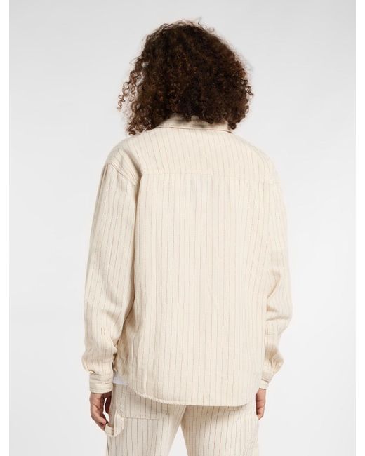 Chemise Manches Longues À Rayures Service, Homme, Taille Dickies pour homme en coloris Natural