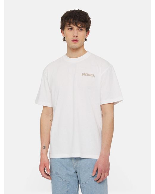 Dickies White Herndon Short Sleeve T-shirt for men