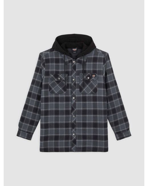 Chemise À Capuche En Polaire Et Flanelle, Homme, Taille Dickies pour homme en coloris Gray