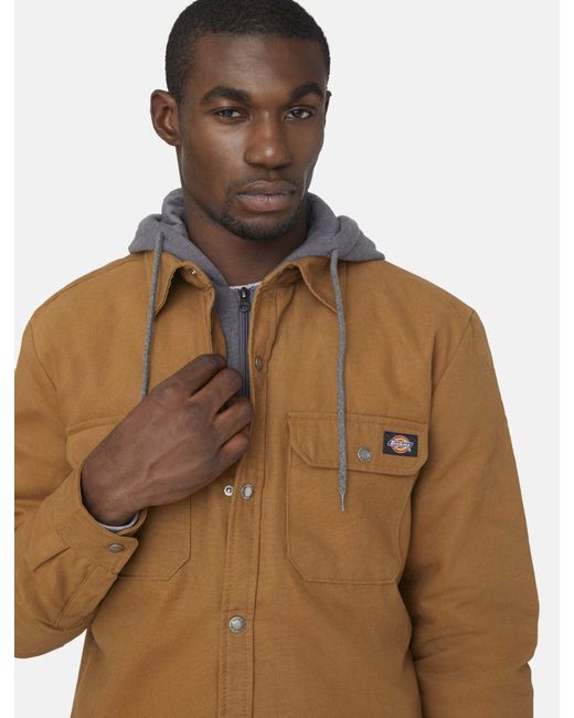 Veste Chemise Duck Dickies pour homme en coloris Brown