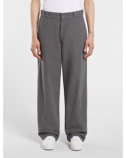 Pantalon Ample À Rayures Lima, Homme, Taille Dickies pour homme en coloris Gray
