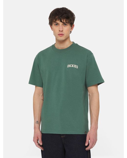 Dickies Elliston Kurzarm-T-Shirt in Green für Herren