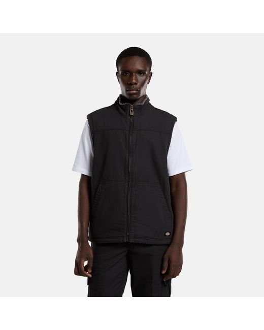 Dickies Duck Lined Weste in Black für Herren